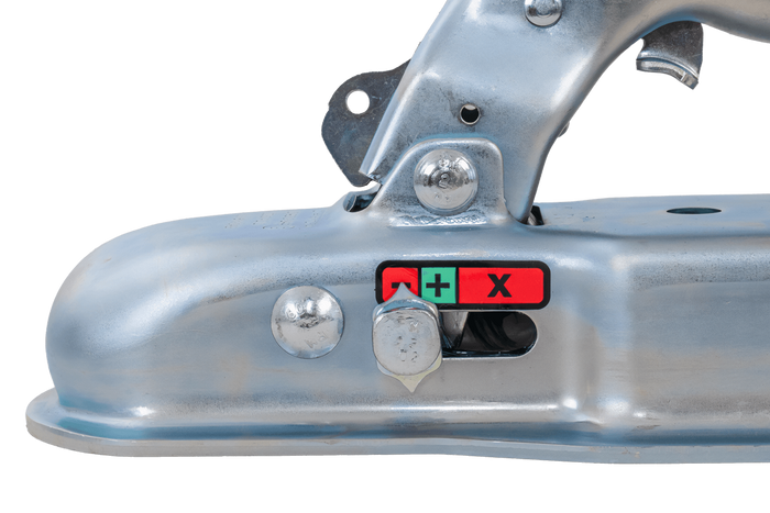 Attelage à boule KNOTT KQ14-C pour remorque de 1400 kg avec timon carré de 70 mm