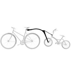 Trail Angel - Barre de remorquage pour vélo enfant - Noir