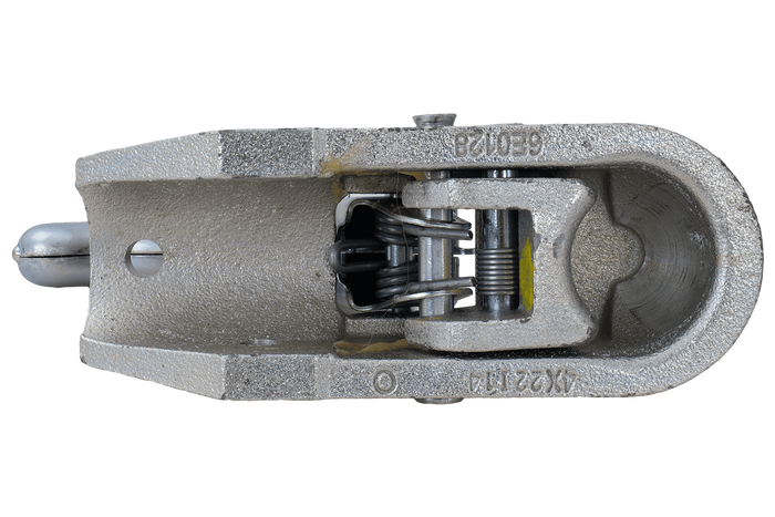 Attelage à boule KNOTT K27-B pour remorque de 2 700 kg avec timon tubulaire de 45 mm, en fonte 