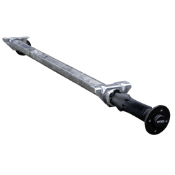 Essieu AL-KO OPTIMA non freiné pour remorque 750 kg, 1260mm, 1660mm, 4x100