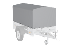 Bâche arceau h-800 UNITRAILER bâche pour remorque 200x106cm GARDEN 200 KIPP