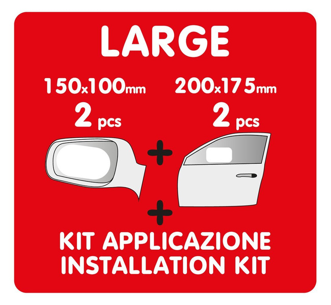 Film de protection pour rétroviseurs et vitres CLEAR-VIEW LARGE