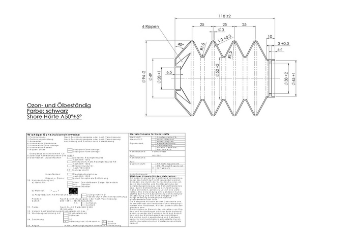 Soufflet de tête d'attelage AL-KO 30S / 60S / 90S FI35