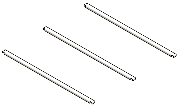 Châssis plat H-0 avec bâche pour remorque UNITRAILER GARDEN TRAILER 264 KIPP