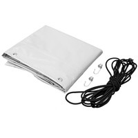 Bâche plate grise pour remorque Garden Trailer 201 KIPP