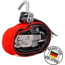 Sangle de transport, d'arrimage  pour dépanneuse HEFFA CARLINE 130,  pour roues 2,8 m/35 mm/3 t VDI 2700