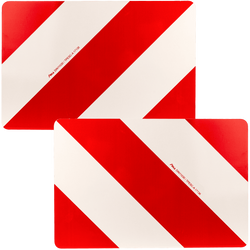 Panneaux d'avertissement HILLS « OVERSIZED » gauche + droit