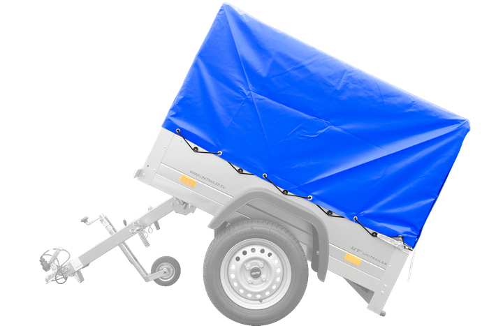 Bâche haute bleue pour la remorques 150x106 cm Garden Trailer 150 KIPP