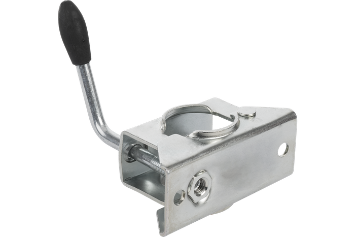 Roue jockey avec collier Unitrailer pour remorque 150 kg LB 48 mm 
