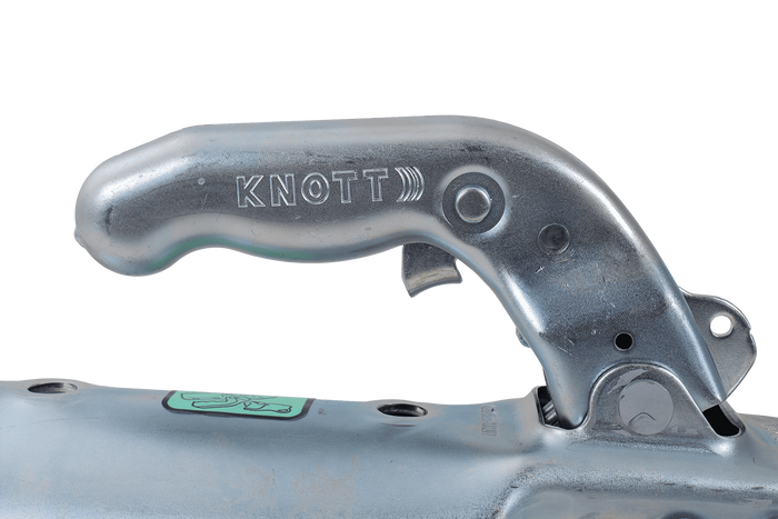 Attelage à boule KNOTT K7.5-E pour remorque de 750 kg avec timon tubulaire de 70 mm