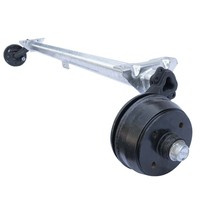 Essieu freiné AL-KO COMPACT pour remorque / dépanneuse 750kg 1400mm 1840mm 4x100