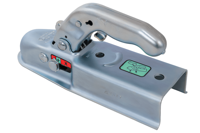 Attelage à boule KNOTT K7.5-M pour remorque de 750 kg avec timon carré de 70 mm