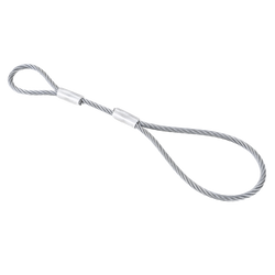 Câble de sécurité EFMETAL pour remorques non freinées 250 mm 250 kg