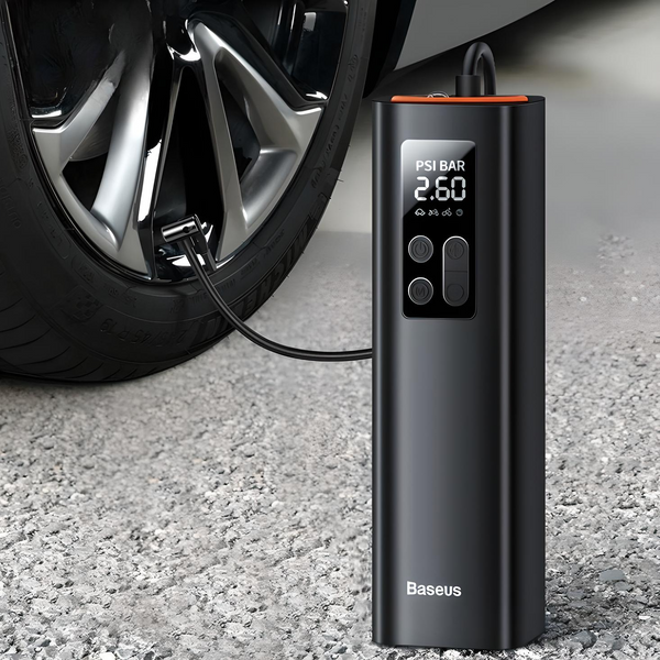 Mini compresseur BASEUS Mini pompe de gonflage de voiture , universelle 12V