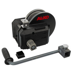 Treuil manuel pour remorque dépanneuse AL-KO 900kg avec frein et déroulement automatique