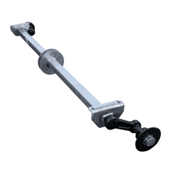 Essieu non freiné KNOTT VG7-L pour remorque 750kg 1607mm 2027mm 4x100