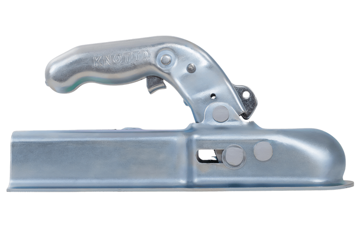 Attelage à boule KNOTT K7.5-M pour remorque de 750 kg avec timon carré de 70 mm