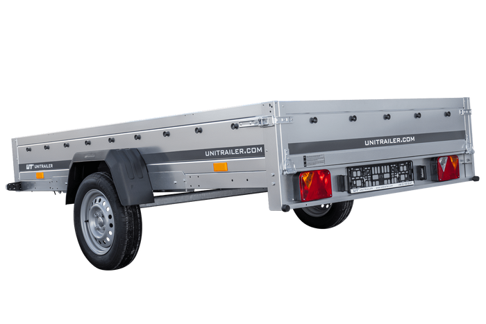 Remorque à essieu simple 264x150 UNITRAILER GARDEN 265 KIPP