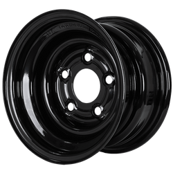 Jante en acier pour remorque UNITRAILER noire 6Jx10"H2 5x112 ET:-4