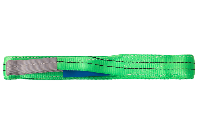 Élingue, sangle de levage HEFFA 3 m/60 mm/2 t avec boucles