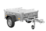 Remorque simple essieu 750 kg PTAC 150x106 Garden Trailer 150 KIPP avec capot aluminium