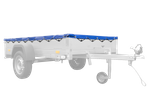 Bâche plate bleue pour remorque Garden Trailer 230 KIPP