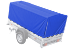 Bâche haute bleue H800 pour Garden Trailer 230 KIPP