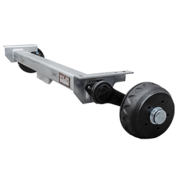 Essieu freiné KNOTT VGB13 pour remorque / dépanneuse 1350kg 1200mm 1570mm 5x112