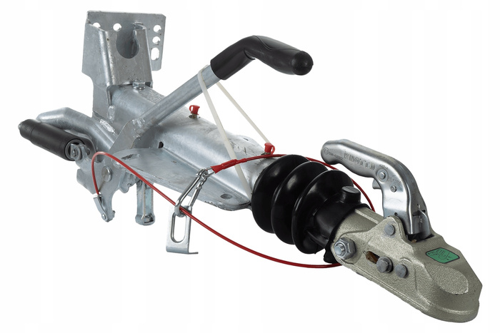 Dispositif de dépassement KNOTT KF27B avec attelage K27A pour remorque de 2700kg avec timon en V et support de roue de support