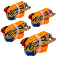 Kit de quatre sangles de transport avec tendeur UNITRAILER 4m/25mm/1t