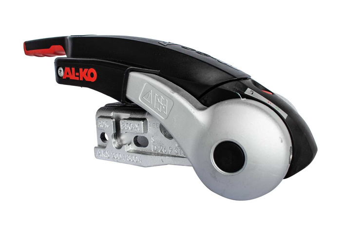 Attelage à boule AL-KO AKS3004 avec stabilisateur pour remorque de 3000kg avec timon tubulaire de 50mm