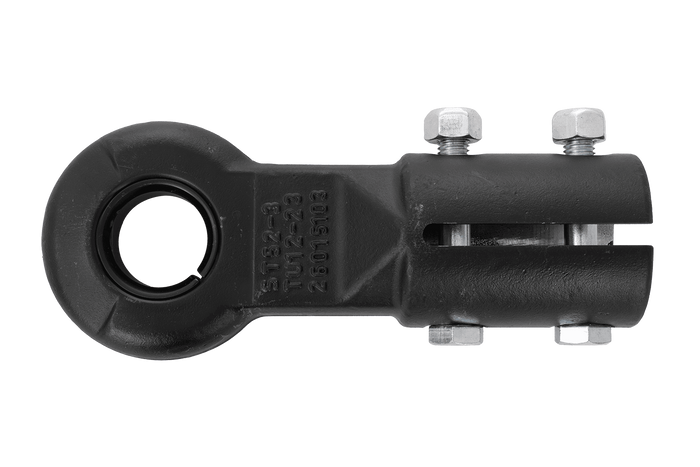 Anneau d'attelage de remorque à œil KNOTT KK6220S pour remorque de 3500 kg avec timon tubulaire de 60 mm