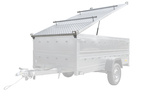 Capot de remorque UNITRAILER GARDEN TRAILER 230 KIPP avec cylindres / serrure à clé