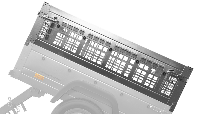 Ridelles, côtés grillagés pour la remorque UNITRAILER GARDEN TRAILER 150 KIPP