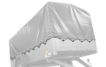 Bâche pour le châssis, arceau h-800 UNITRAILER bâche pour la remorque 264x125cm GARDEN 264 KIPP et EXPERT PLUS 2612
