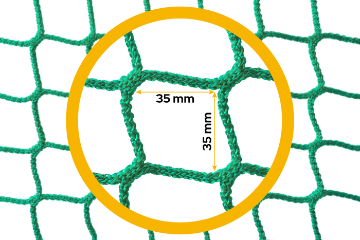 Filet pour remorque KNOTT 3000x4000 avec cordon élastique