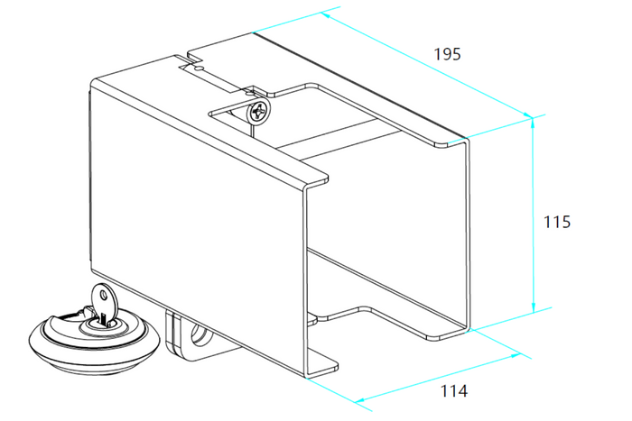 Antivol remorque haute qualité Unitrailer TRAILER PRO-BOX XL