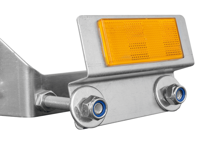 Support de montage de roue de secours UNITRAILER GARDEN KIPP avec réflecteur