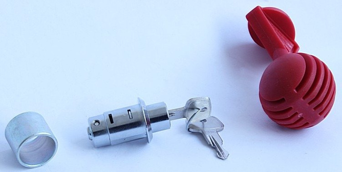 Dispositif de sécurité AL-KO AK301, AK351 insert de verouillage + Safety Ball  