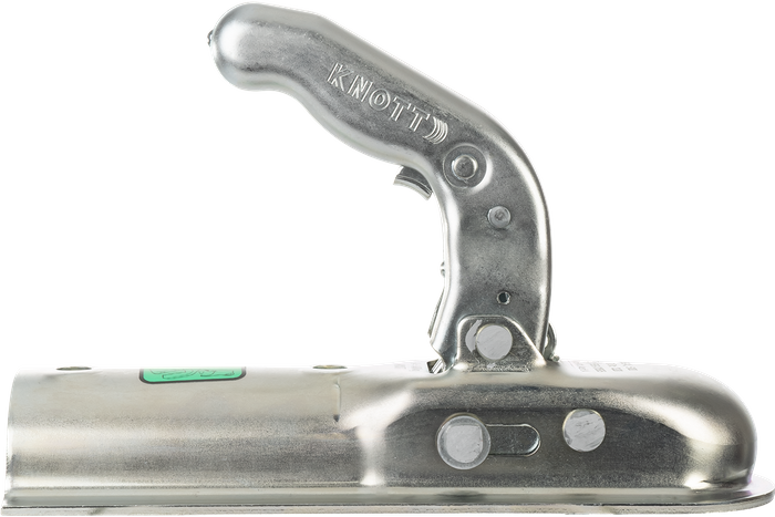 Attelage à boule KNOTT K14-A pour remorque de 1400kg avec timon tubulaire de 50mm