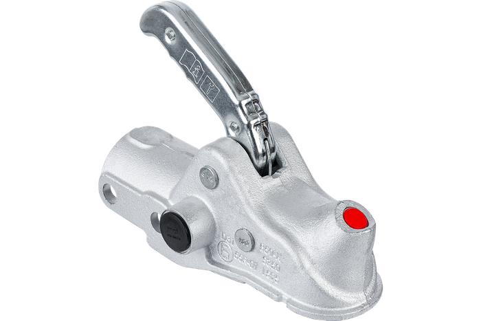 Attelage à boule AL-KO AK351 pour remorque 3500kg avec timon tubulaire de 60mm, fonte