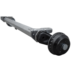 Essieu freiné AL-KO COMPACT pour remorque / dépanneuse 1350kg 1450mm 1900mm 5x112