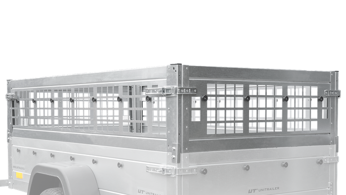 Ridelles grillagées pour la remorque UNITRAILER GARDEN TRAILER 200 KIPP