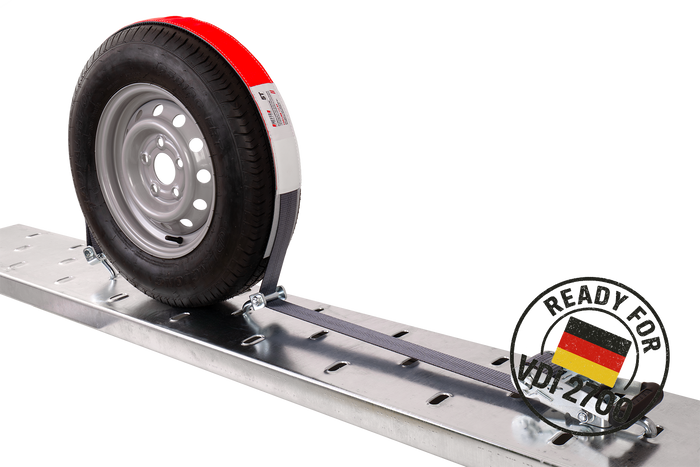 Sangle de transport, d'arrimage pour dépanneuse HEFFA CARLINE 130, pour roues 2,8 m/50 mm/5 t VDI 2700