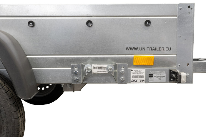 Support roue de secours remorque 155/70 R13 UNITRAILER