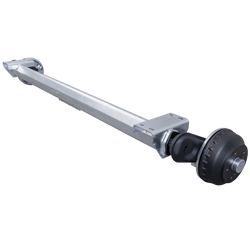 Essieu freiné AL-KO COMPACT pour remorque bateau 1350kg 1445/1555mm 2000mm 5x112