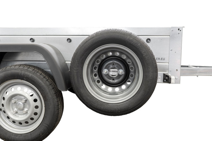 Support roue de secours remorque 155/70 R13 UNITRAILER