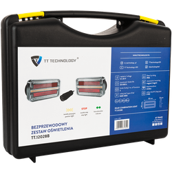 Feux arrière LED TT Technology TT.12028B, 3 fonctions gauche + droit, sans fil, magnétique