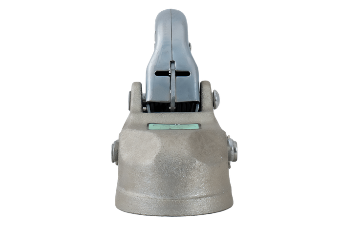 Attelage à boule KNOTT K27-A pour remorque 2700kg avec timon tubulaire de 50mm, fonte