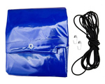 Bâche plate bleue pour remorque Garden Trailer 200 KIPP